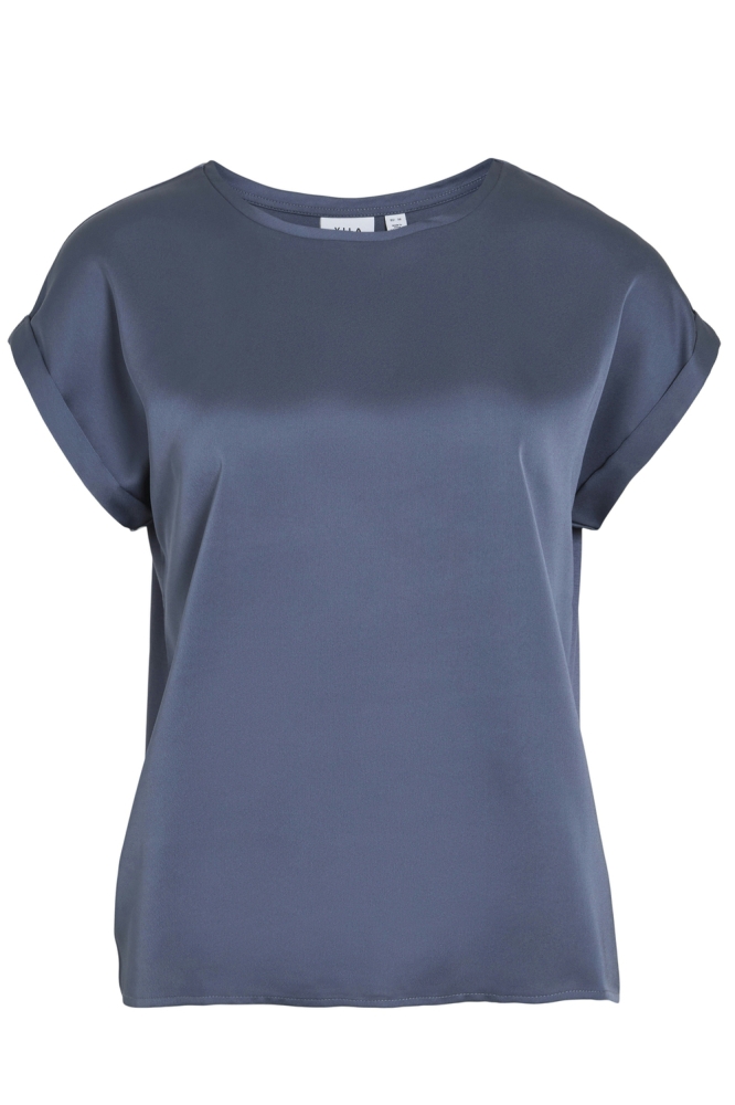 VIELLETTE S/S SATIN TOP - NOOS 14059563 VINTAGE INDIGO